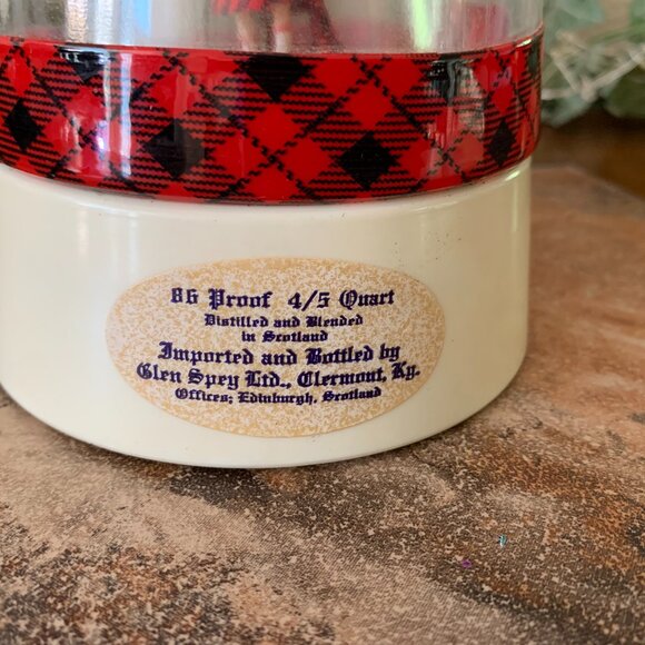 Collectible Gilbey's Spey Royal Scotch Whiskey Bottle (empty) w/ Highland Dancer - Picture 7 of 10